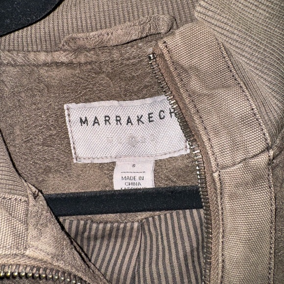 Anthropologie Marrakech Faux Leather Flight Jacket - Picture 5 of 8
